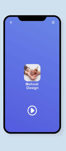 Android application Mehndi Master screenshort
