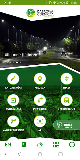 Dabrowa Gornicza for active Screen 2
