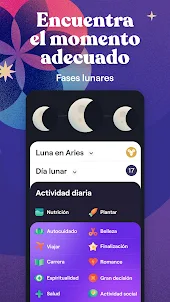 Moonly App: Fases de la Luna
