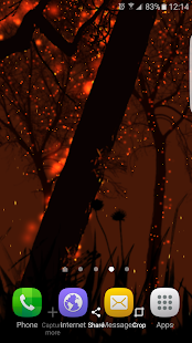 Burning Forest Live Wallpaper Captura de pantalla