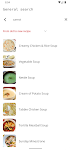 screenshot of Soup Recipes