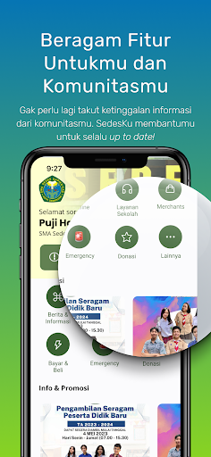 Android application Sedesku - SMA Sedes Sapientiae screenshort