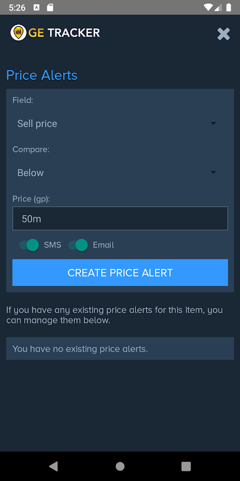 #5. GE Tracker: OSRS Flipping Tool (Android) 由: GE Tracker