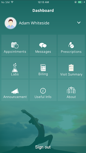 Android application Ego Wellness screenshort