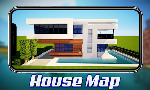 Android application Mega House Map for Minecraft screenshort