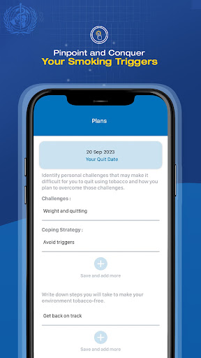 WHO QuitTobacco - Stop Smoking screenshot 3