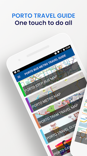 Android application Porto Bus Metro Travel Guide screenshort
