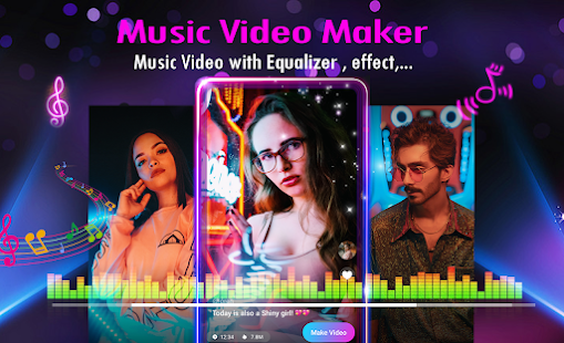 Muvid - Captura de tela do criador de vídeos musicais