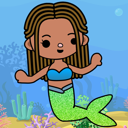 roca Mermaid dress up world logo
