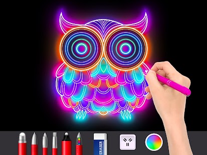 Doodle Master - Glow Art Captura de pantalla