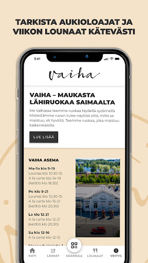 Vaiha Lounaspassi Screen 3