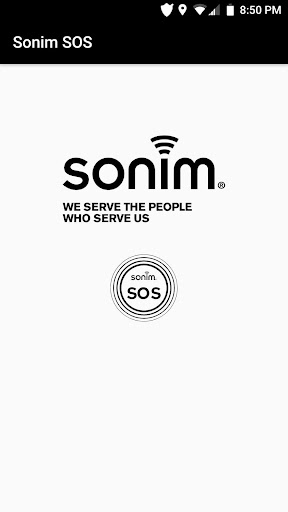 Android application Sonim SOS screenshort
