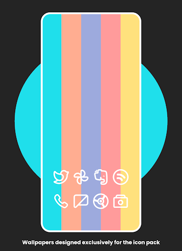 Screenshot of Plume Line - Icon Pack