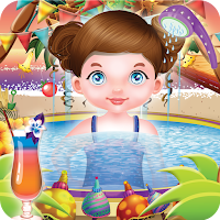 Crazy Toddlers Swim Pool Party