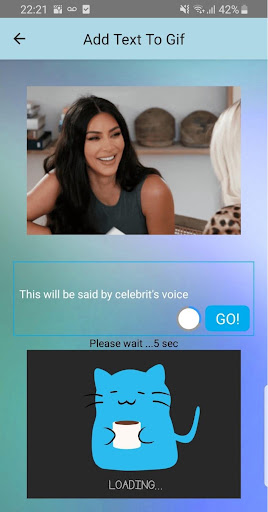 GIFamous - GIF with celebrity  Screenshot 3 - AppWisp.com