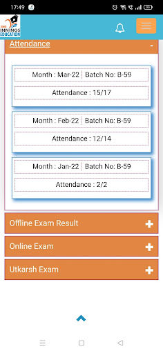 Android application 2nd Innings Education screenshort