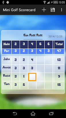 Mini Golf Scorecardのおすすめ画像2