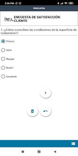 Encuesta Satisfacción Screen 2