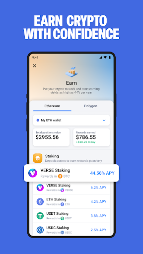 Screenshot of Bitcoin.com Wallet: Buy, Sell