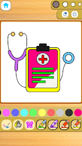 Toy Doctor Coloring & Drawing
