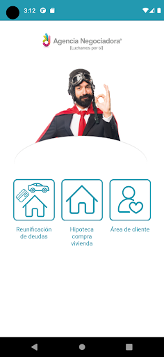 Android application Agencia Negociadora screenshort