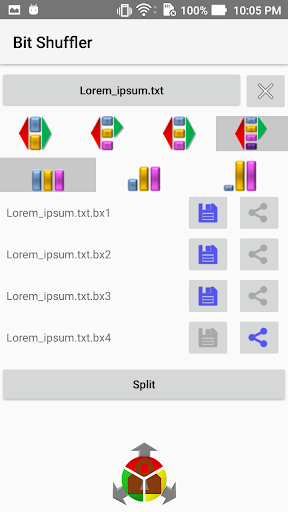 Bit Shuffler for Android Screen 2