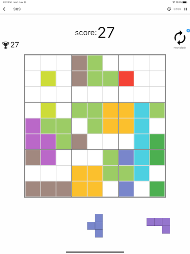 Blockdoku - Sudoku + Block Screen 2