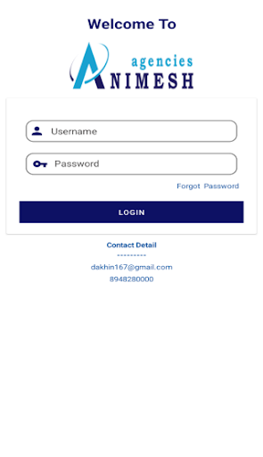Android application animeshagencies screenshort