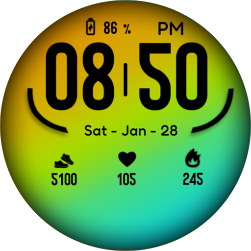 Casual Color Watch Face Download on Windows