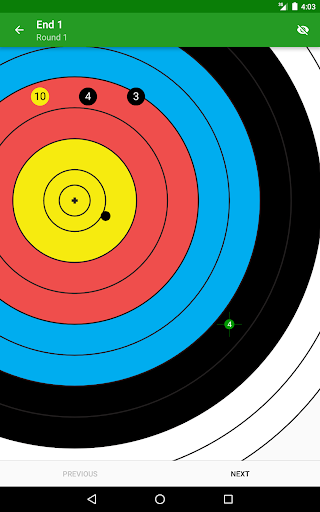 Screenshot of MyTargets Archery
