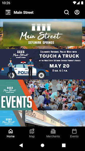 Android application Main Street DeFuniak Springs screenshort