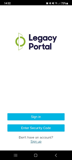 Android application Legacy Portal screenshort
