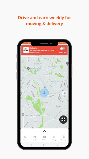 Android application Haulx Driver: Drive, Deliver & screenshort