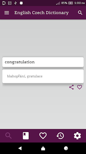 English To Czech Dictionary