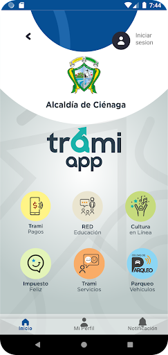 Trami App Cienaga Screen 2