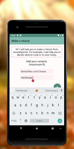 Make a choice Screen 2