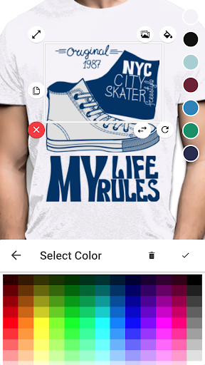 T-shirt design - Yayprint Screen 2