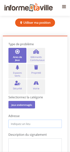Informe ta ville Screen 3