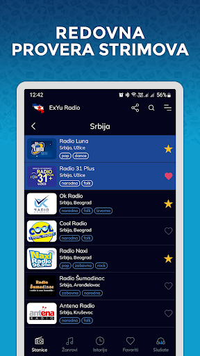 ExYu Radio Stanice Screen 3