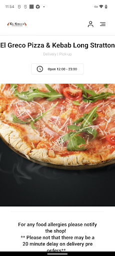 Android application El Greco Pizza & Kebab screenshort
