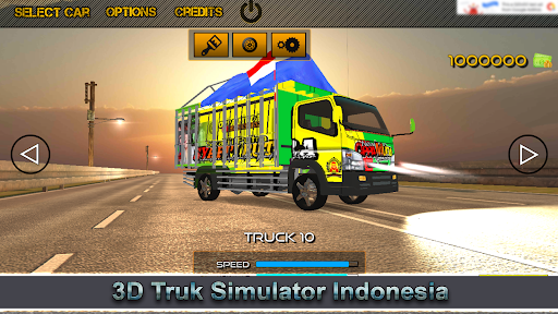 Android application 3D Truk Simulator Indonesia screenshort
