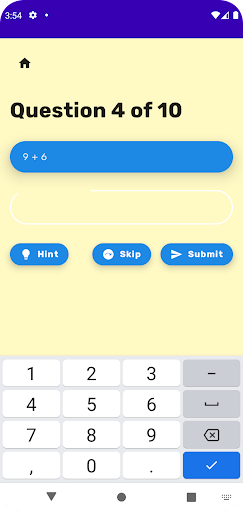 YesMath Screen 2