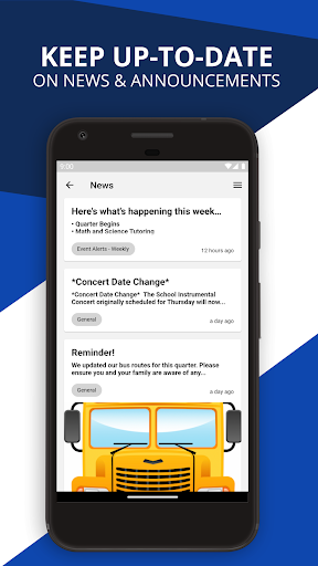 Android application Krum ISD screenshort
