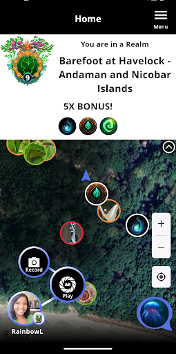 Android application Spirits of the Realms screenshort