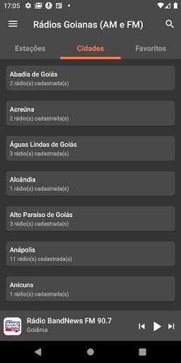 Rádios Goianas (AM e FM) Screen 2