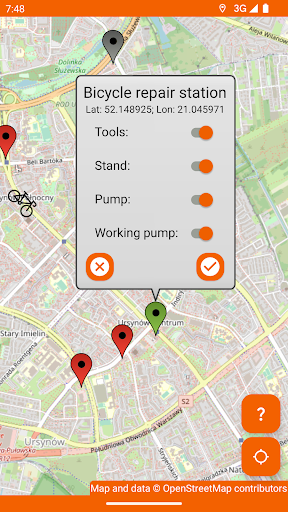 Pump It Up! - Bike Pumps Map Screen 3