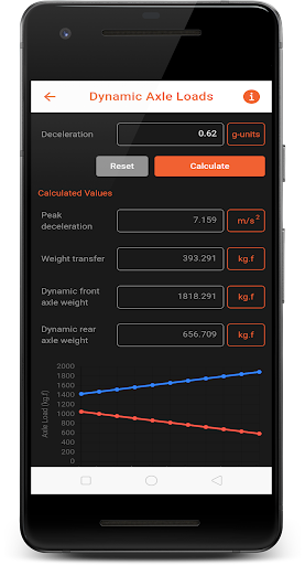 Brakes Calculator Screen 3
