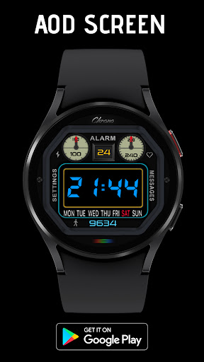 Pars Chrono Digital Watch Face