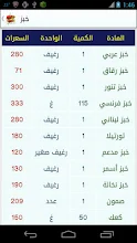 جدول السعرات الحرارية وزارة الصحة