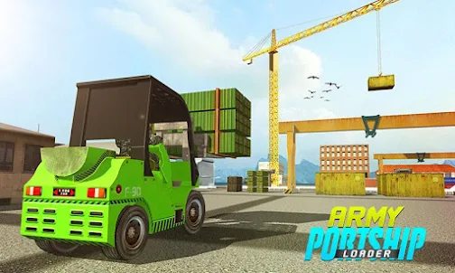 Military Cargo Loader Truck